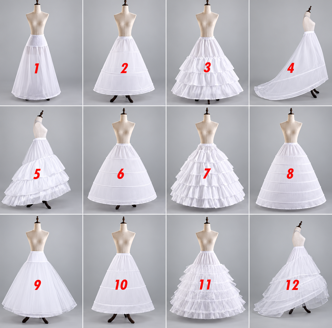 Bridal Petticoats & Hoop Skirts