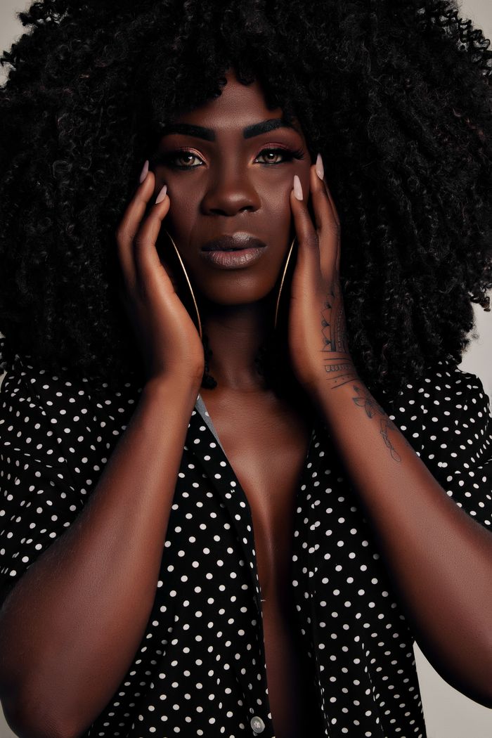 Deep Curly Human Hair Wig — preview photograph