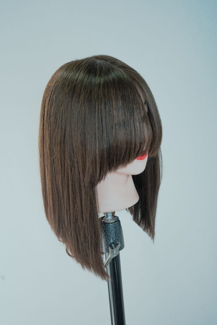 Straight Human Hair Lace-front Wig — preview photograph