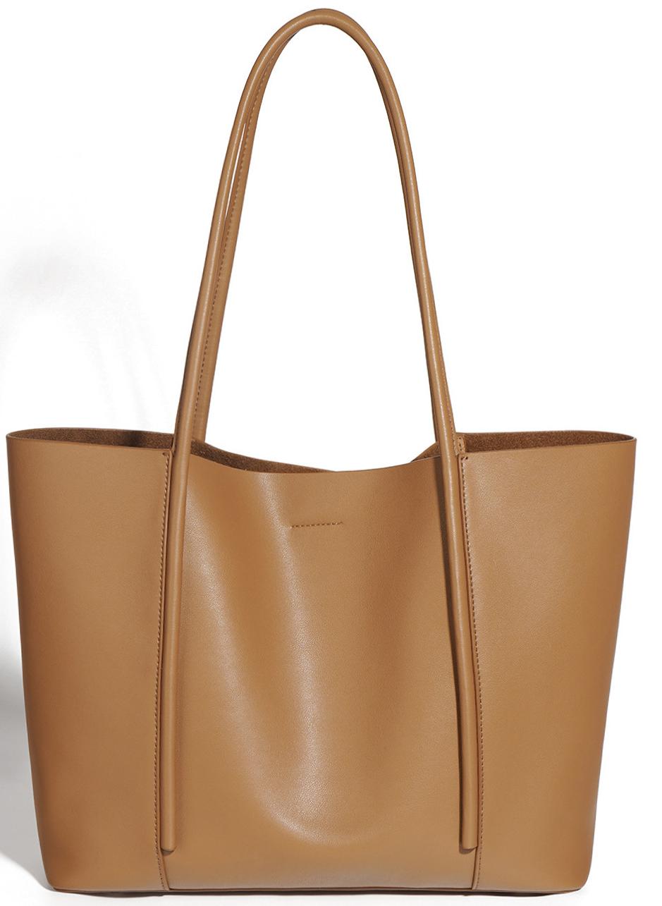 Caramel Long-Handle Tote
